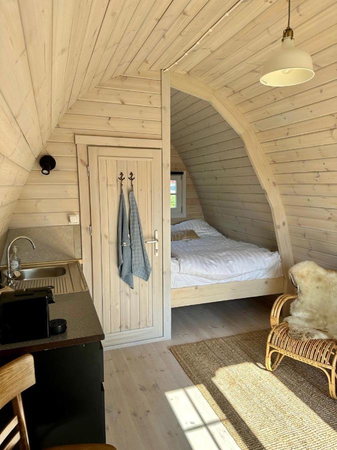 Lodge, Een Super Knus Tiny House, Nabij Vaarwater En Haven! Belt-Schutsloot Exterior photo